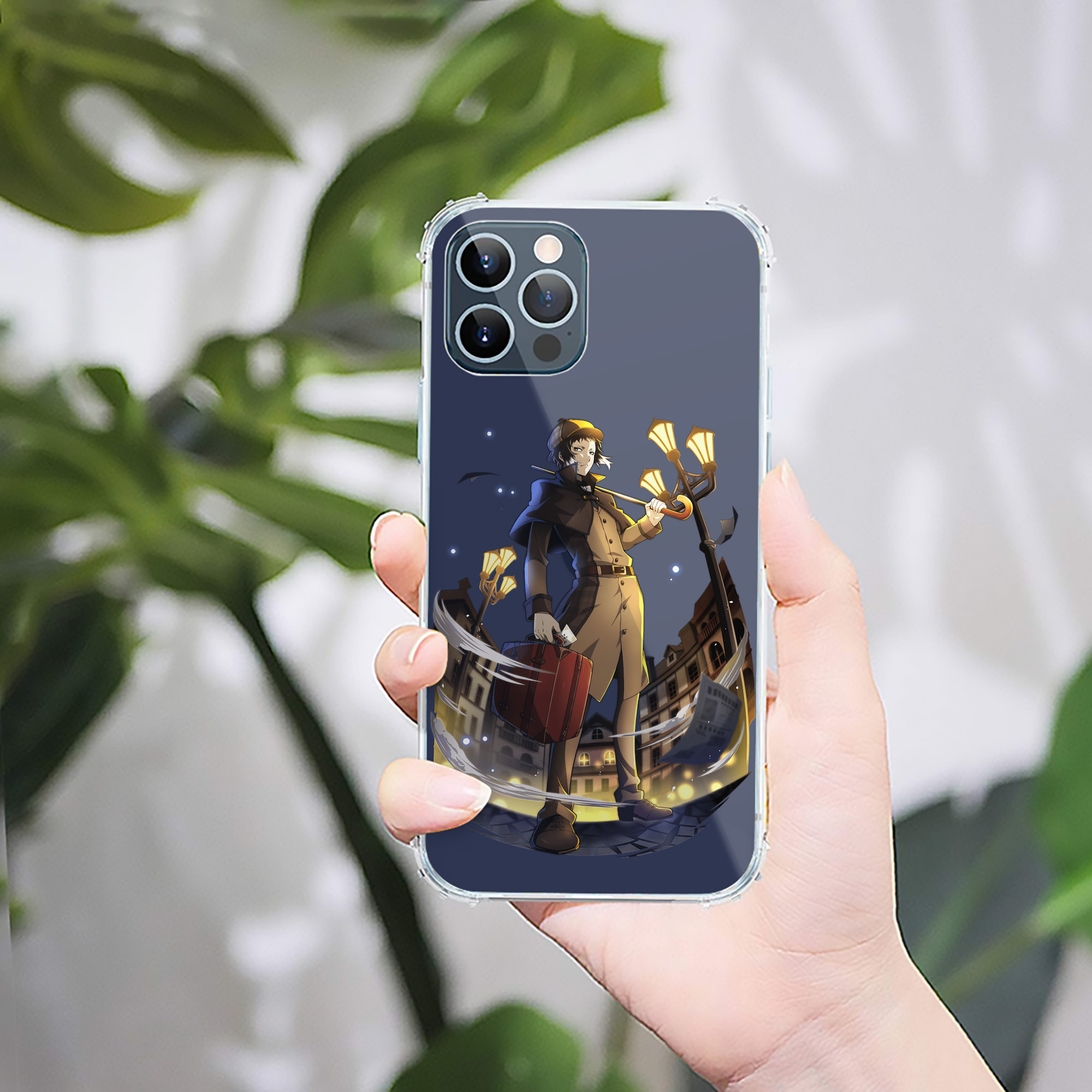 （画像用） 文豪ストレイドッグス Bungo Stray Dogs 【iPhone 12シリーズ対応】透明スマホケース（クリアソフトケース）